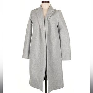 Zara Light Gray Women's Cape Coat